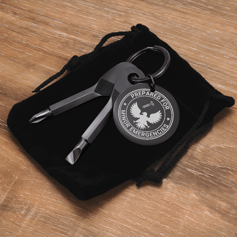 Prepared for Minor Emergencies Pocket Screwdriver Keychain - Jewelry, Keychains - EpiAl's Shop