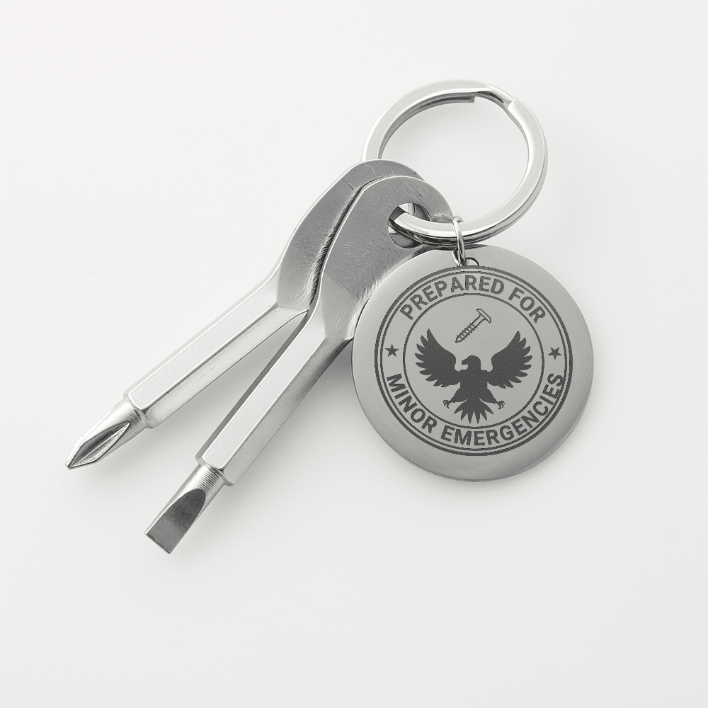 Prepared for Minor Emergencies Pocket Screwdriver Keychain - Jewelry, Keychains - EpiAl's Shop