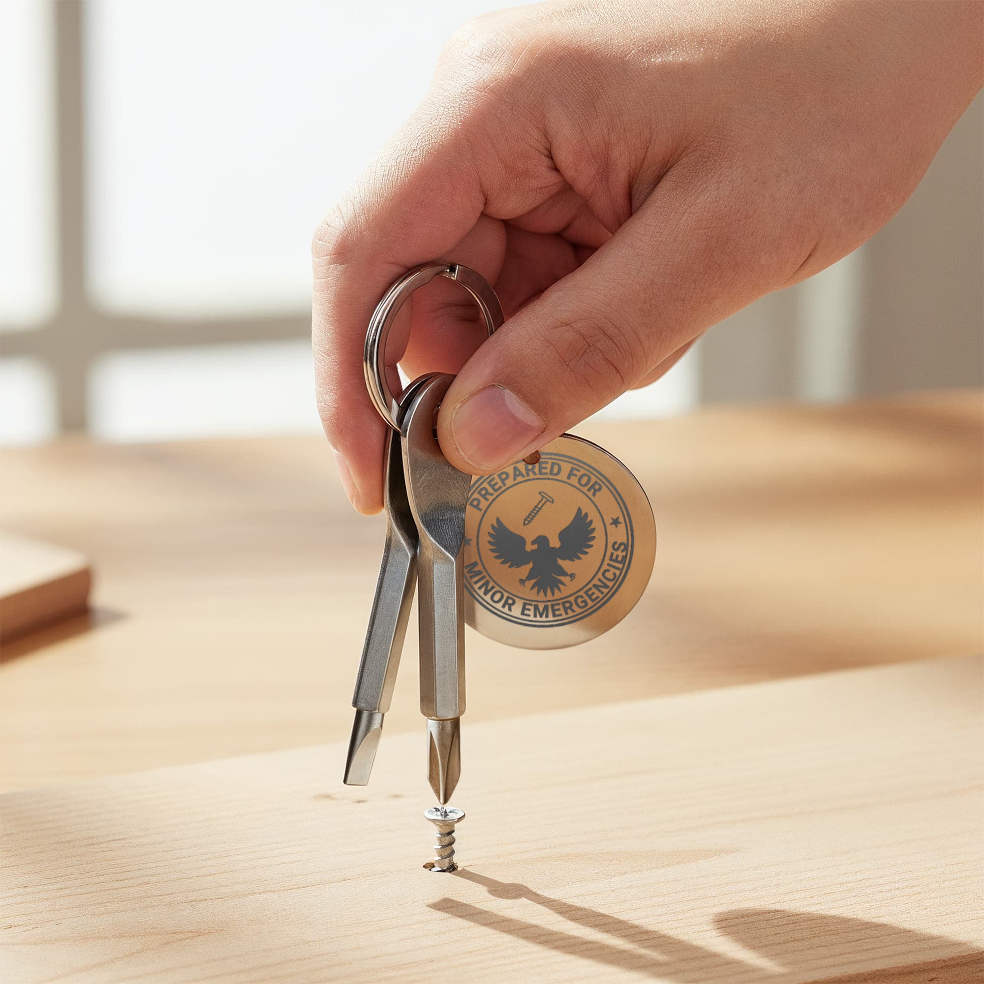Prepared for Minor Emergencies Pocket Screwdriver Keychain - Jewelry, Keychains - EpiAl's Shop