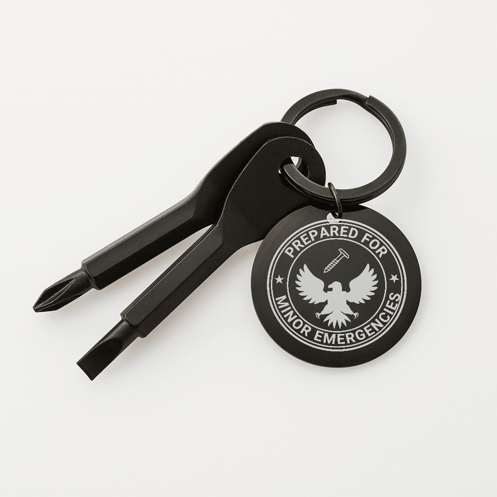 Prepared for Minor Emergencies Pocket Screwdriver Keychain - Jewelry, Keychains - EpiAl's Shop