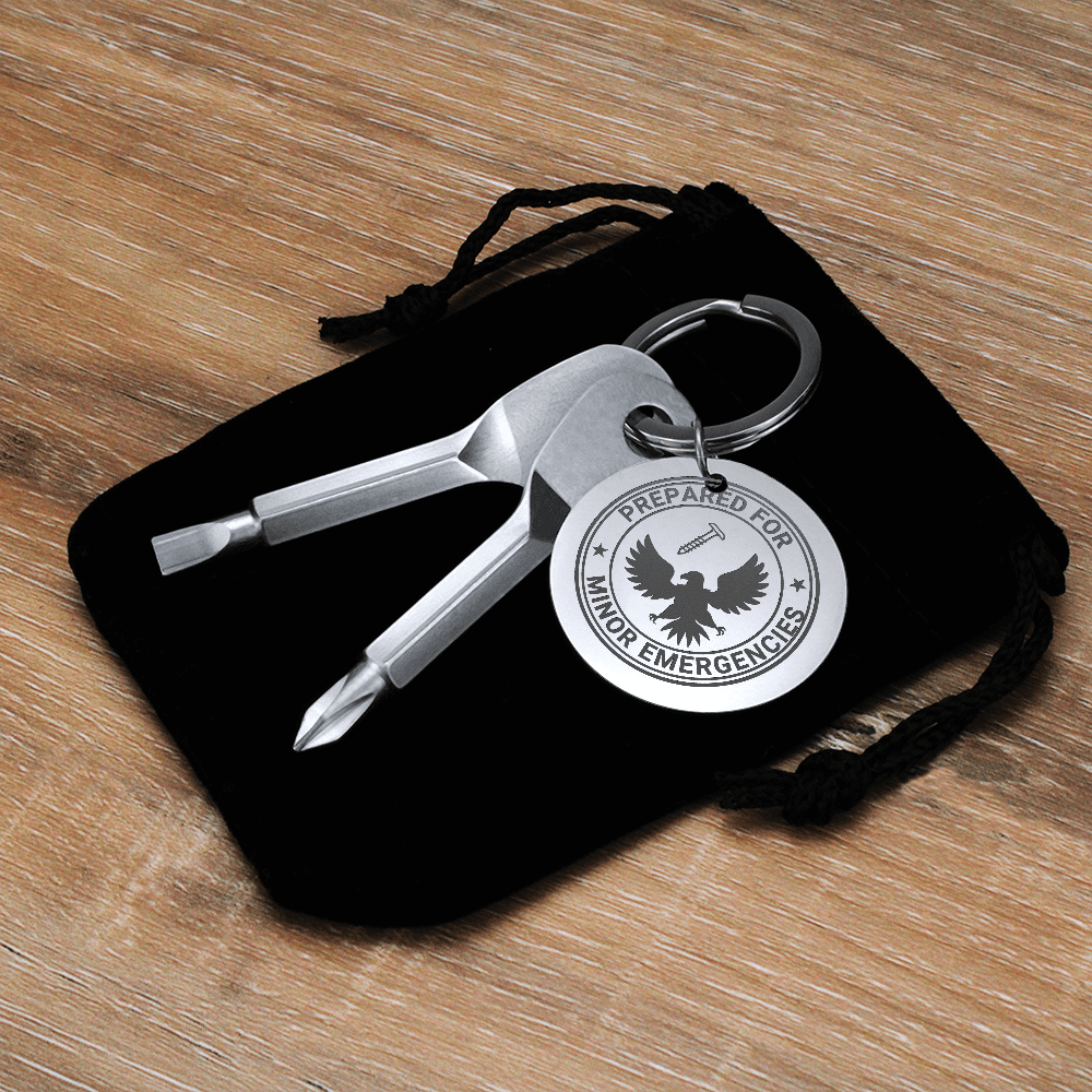 Prepared for Minor Emergencies Pocket Screwdriver Keychain - Jewelry, Keychains - EpiAl's Shop