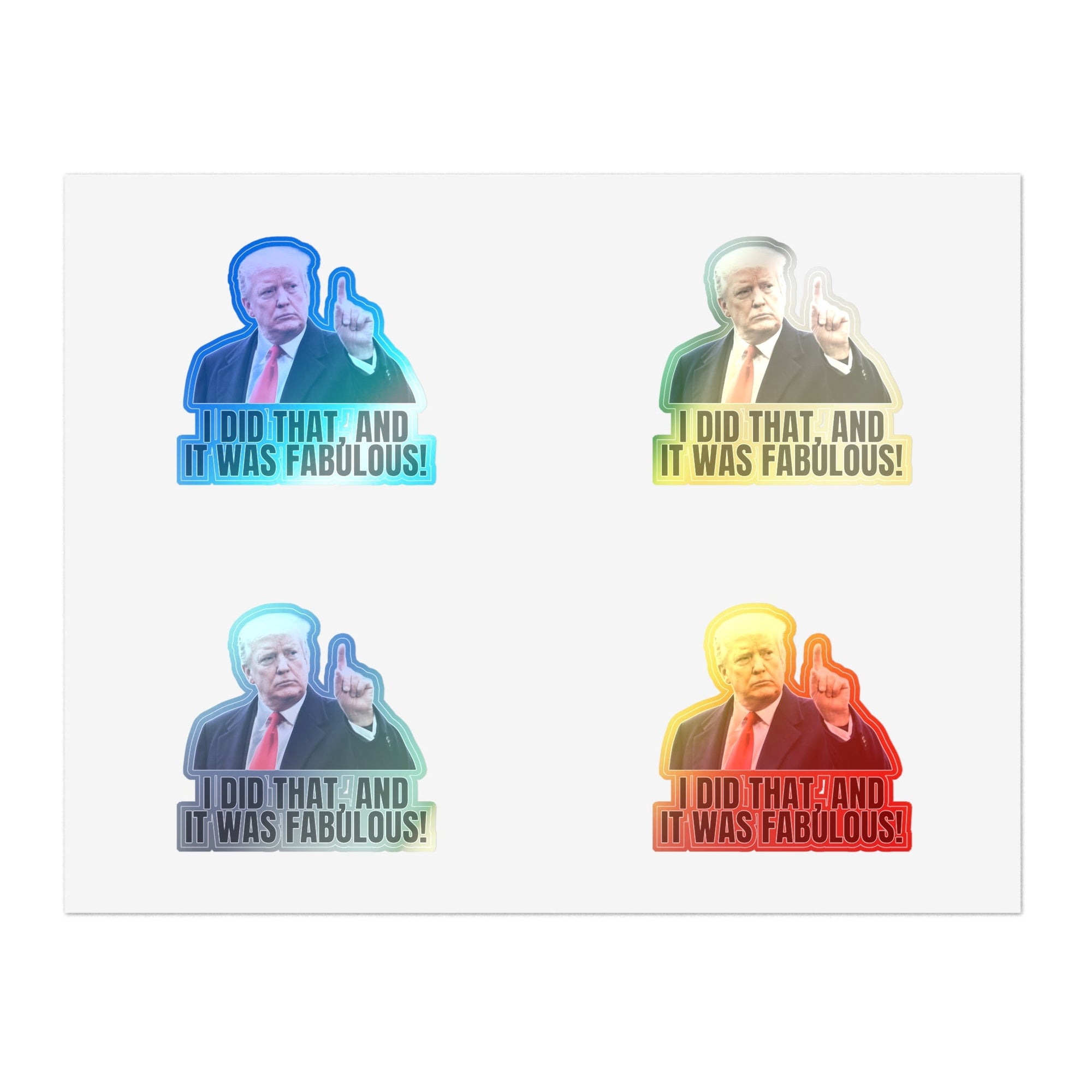 President - Inspired Sticker Sheet Bundle - 10 Fun, Colorful Stickers with Humor - Paper Products, Stickers - EpiAl's Shop
