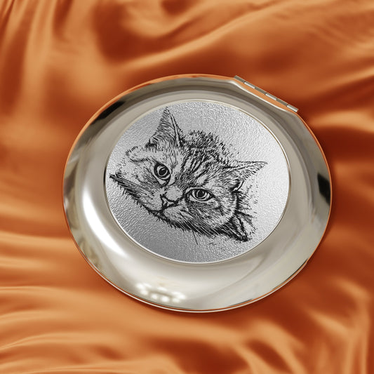 Pretty Kitty Compact Travel Mirror - Accessories - Epileptic Al’s Shop