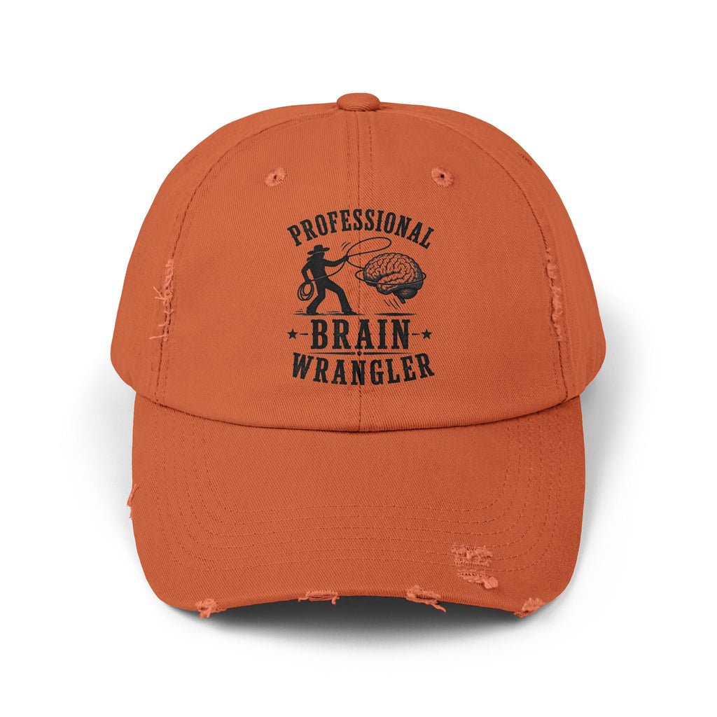 Professional Brain Wrangler Distressed Cap - Hats, Baseball & Trucker - EpiAl's Shop