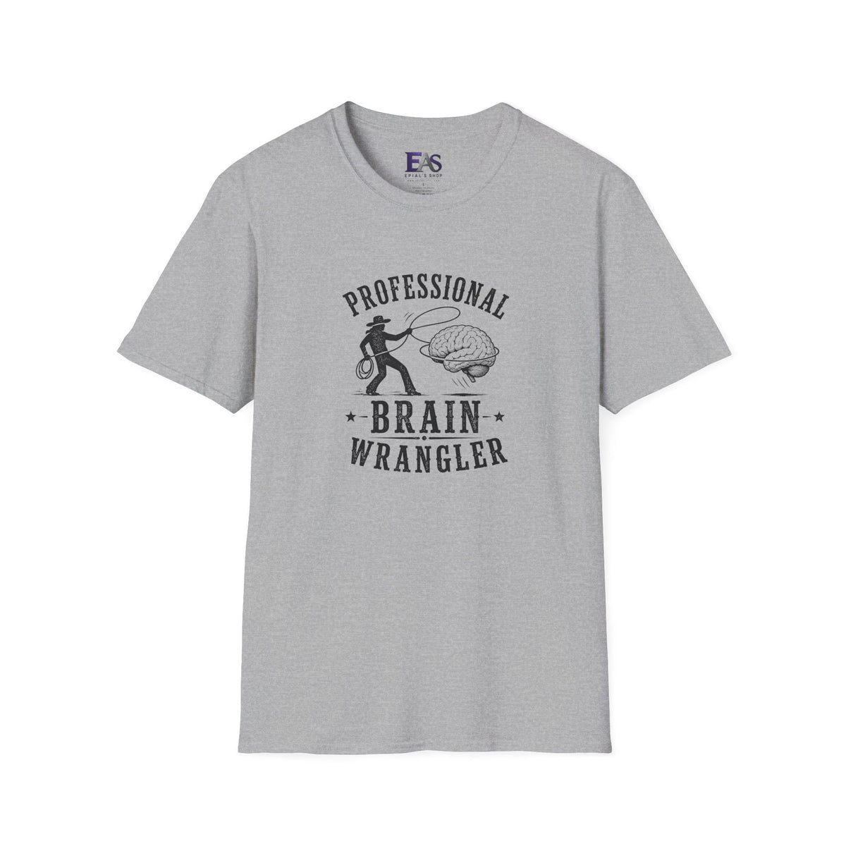 Professional Brain Wrangler Epilepsy Awareness T-Shirt - Clothing, Unisex, T-Shirts - EpiAl's Shop
