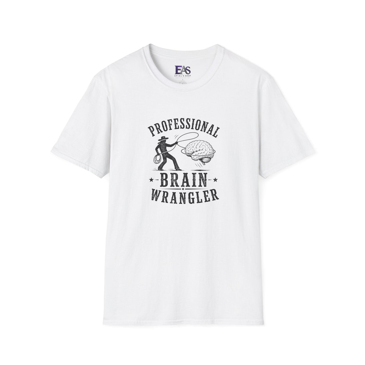 Professional Brain Wrangler Epilepsy Awareness T-Shirt - Clothing, Unisex, T-Shirts - EpiAl's Shop