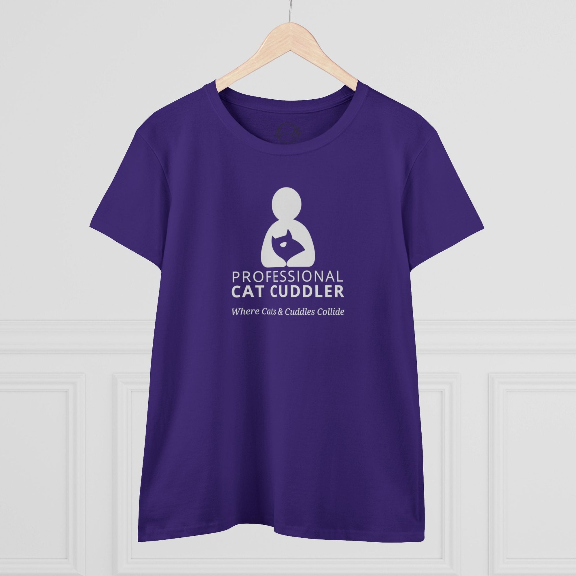 Professional Cat Cuddler Women's Midweight Cotton Tee - T - Shirt - Epileptic Al’s Shop
