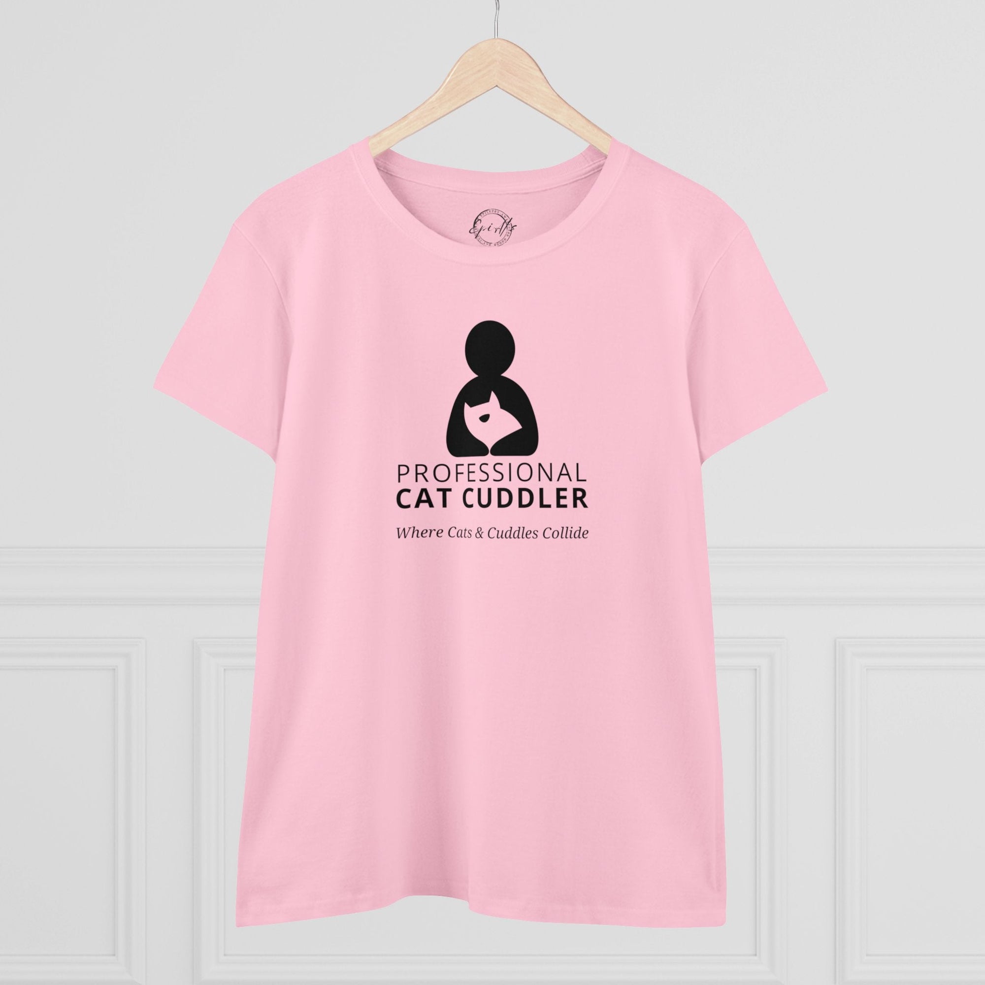 Professional Cat Cuddler Women's Midweight Cotton Tee - T - Shirt - Epileptic Al’s Shop