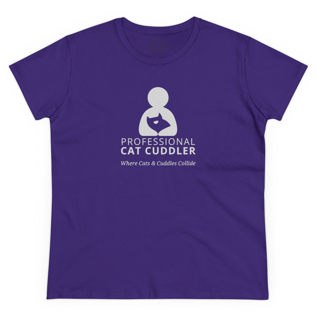 Professional Cat Cuddler Women's Midweight Cotton Tee - T - Shirt - Epileptic Al’s Shop