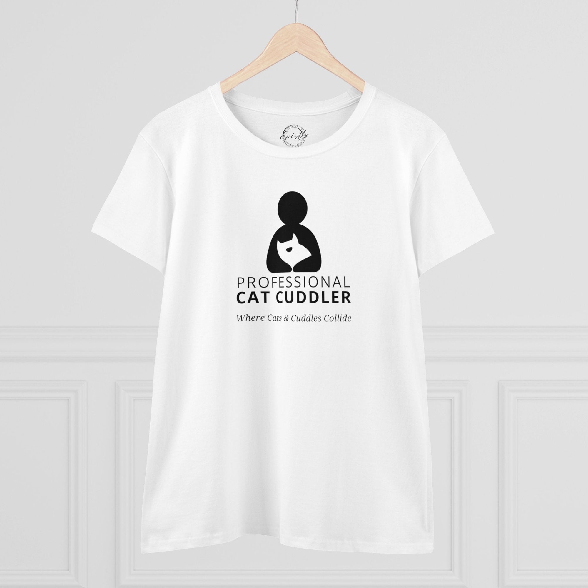 Professional Cat Cuddler Women's Midweight Cotton Tee - T - Shirt - Epileptic Al’s Shop