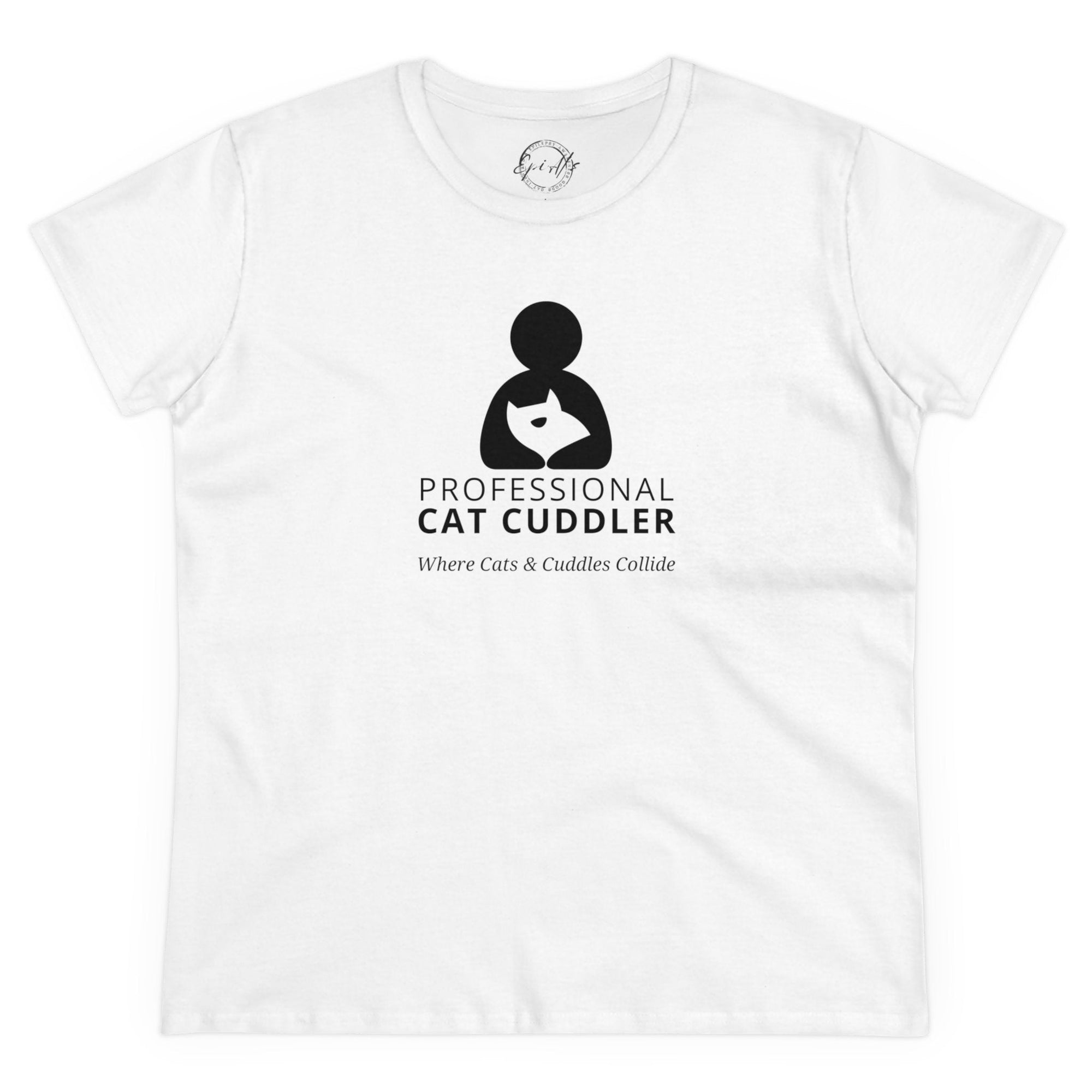 Professional Cat Cuddler Women's Midweight Cotton Tee - T - Shirt - Epileptic Al’s Shop