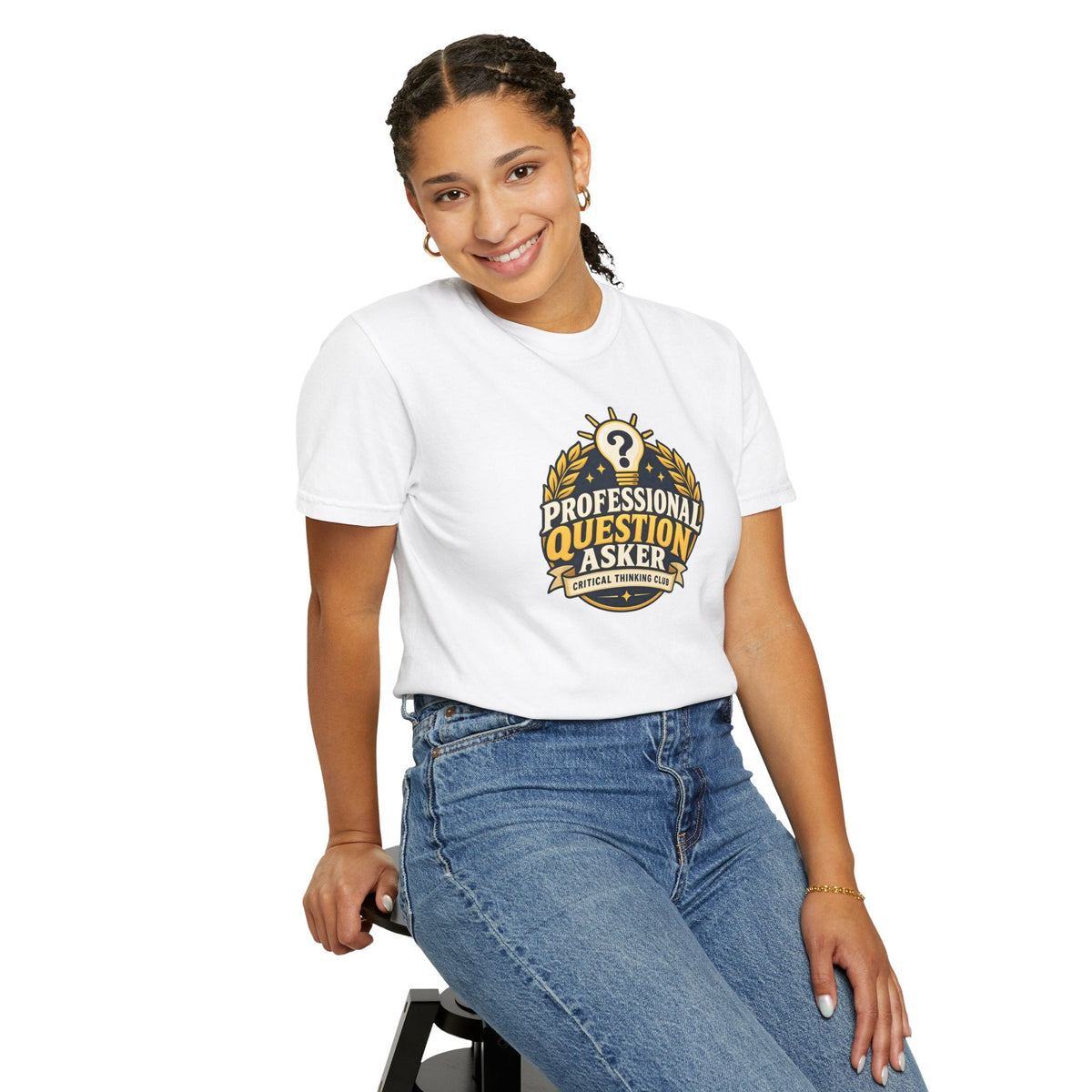 Professional Question Asker T-Shirt | Critical Thinking Club Graphic Tee - Clothing, Unisex, T-Shirts - EpiAl's Shop