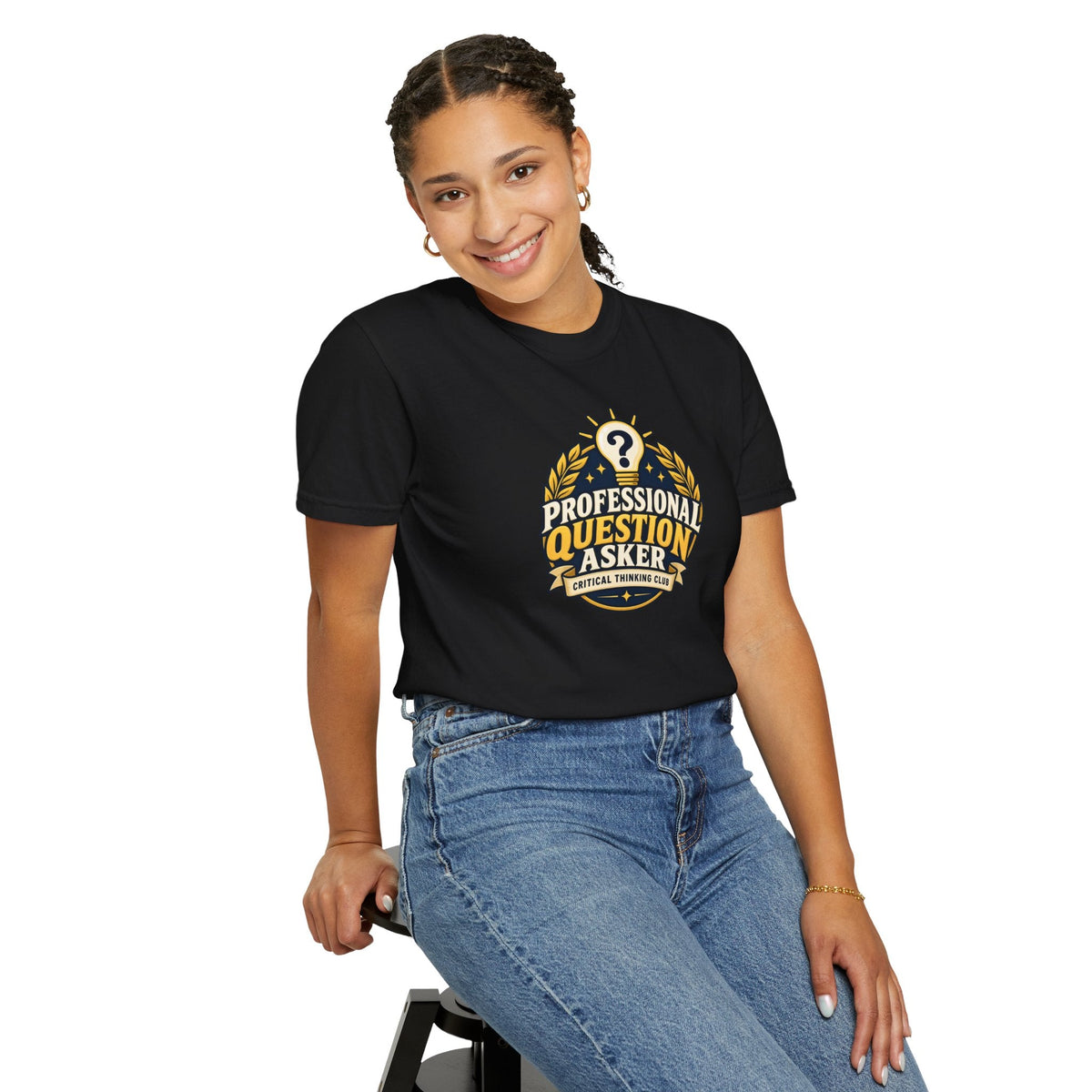 Professional Question Asker T-Shirt | Critical Thinking Club Graphic Tee - Clothing, Unisex, T-Shirts - EpiAl's Shop