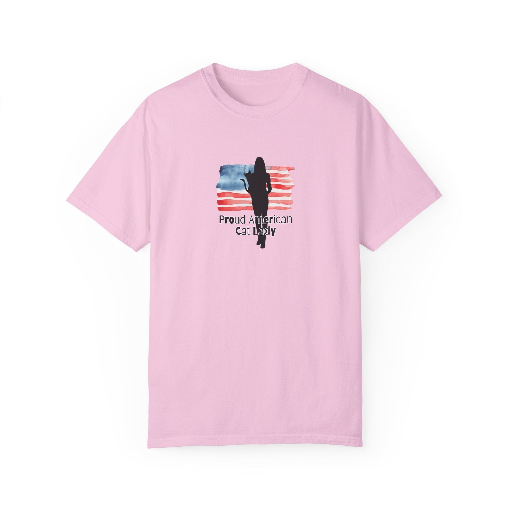 Proud American Cat Lady T-Shirt - Casual Unisex Tee for Cat Lovers - Clothing, T-shirts - EpiAl's Shop