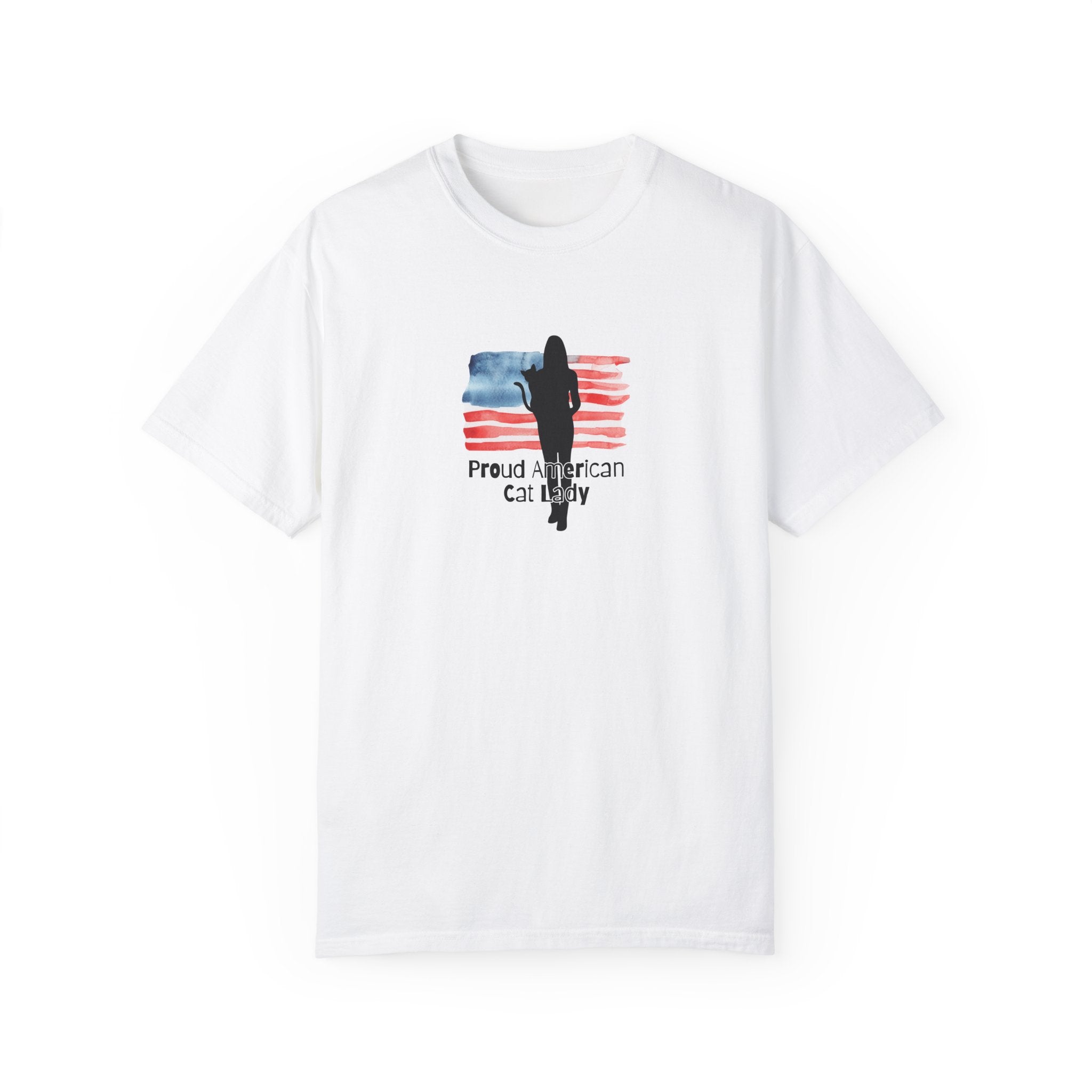 Proud American Cat Lady T-Shirt - Casual Unisex Tee for Cat Lovers - Clothing, T-shirts - EpiAl's Shop