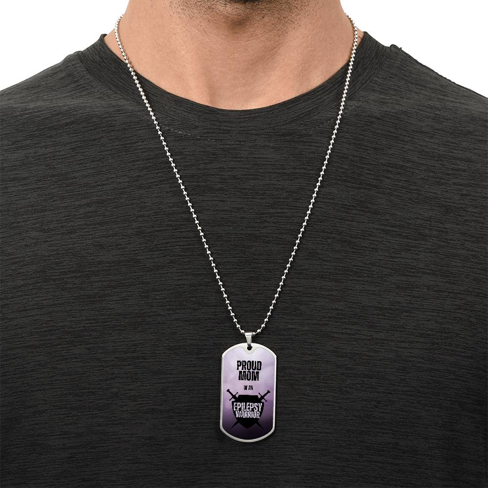Proud Mom Dog Tag Necklace - Jewelry - EpiAl's Shop