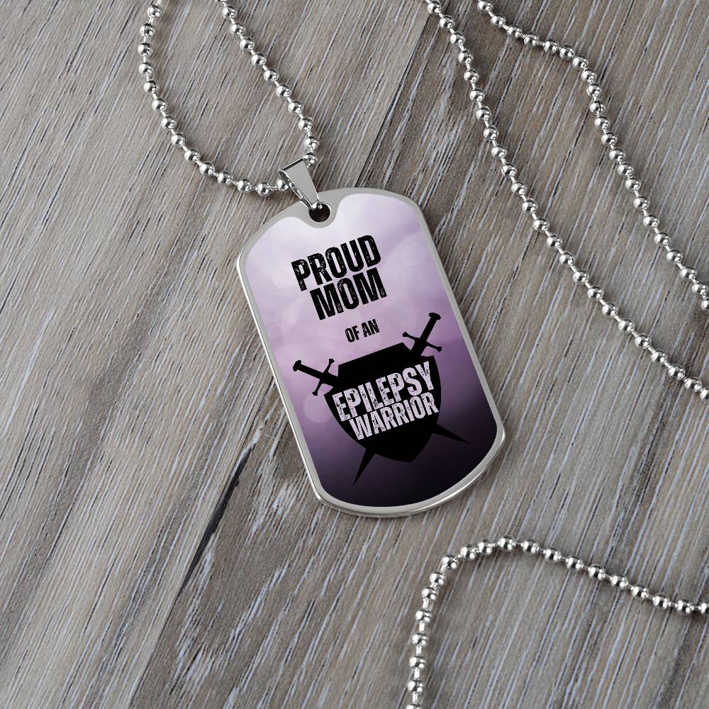Proud Mom Dog Tag Necklace - Jewelry - EpiAl's Shop