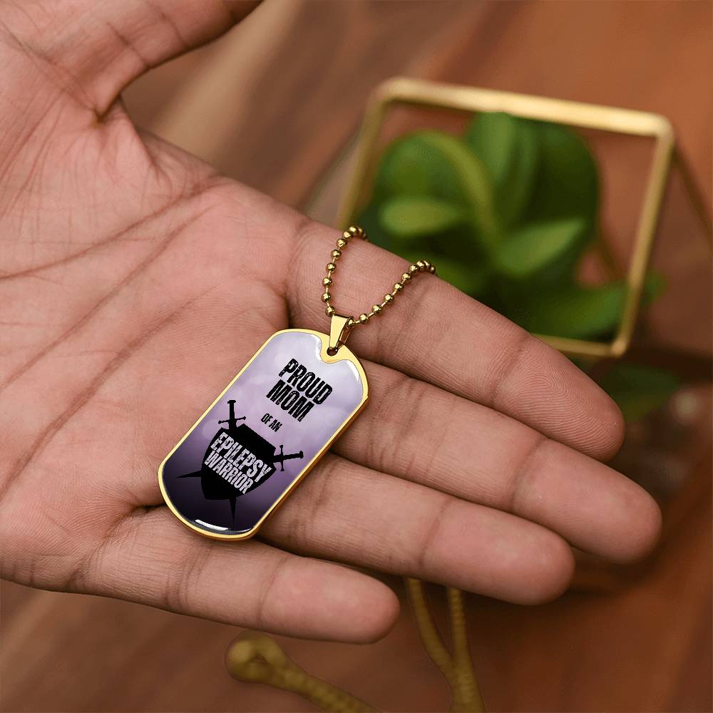 Proud Mom Dog Tag Necklace - Jewelry - EpiAl's Shop