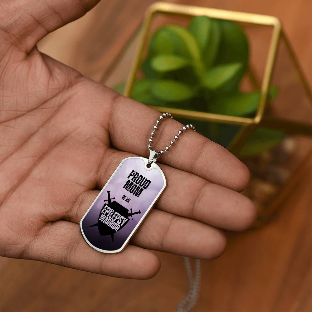 Proud Mom Dog Tag Necklace - Jewelry - EpiAl's Shop