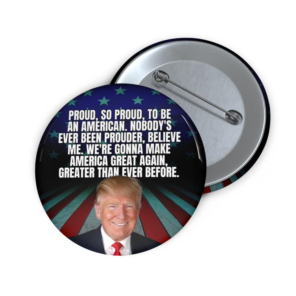Proud to be an American Pin Buttons - Collectibles, Pinback Buttons - EpiAl's Shop