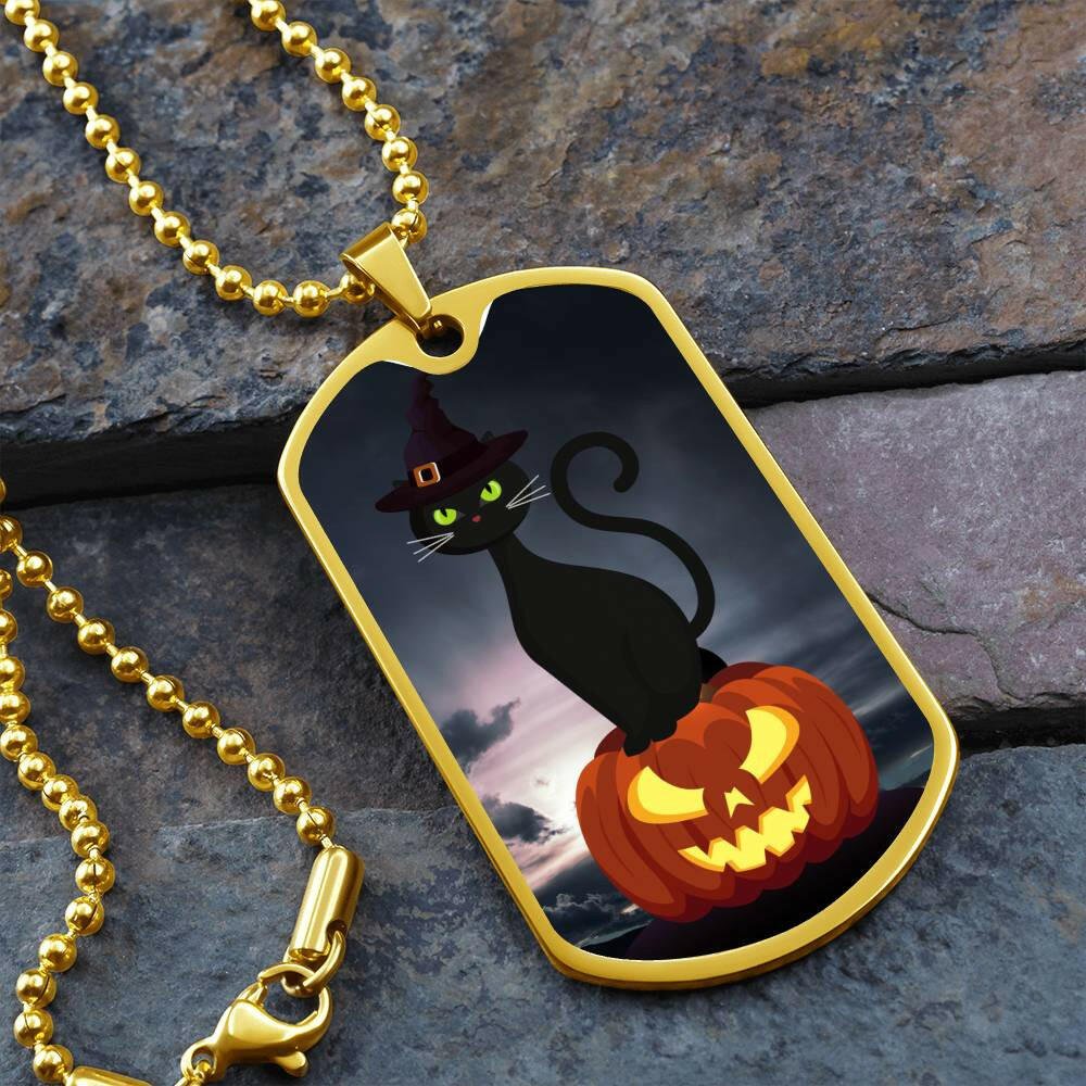 Pumpkin Cat Necklace - EpiAl's Shop