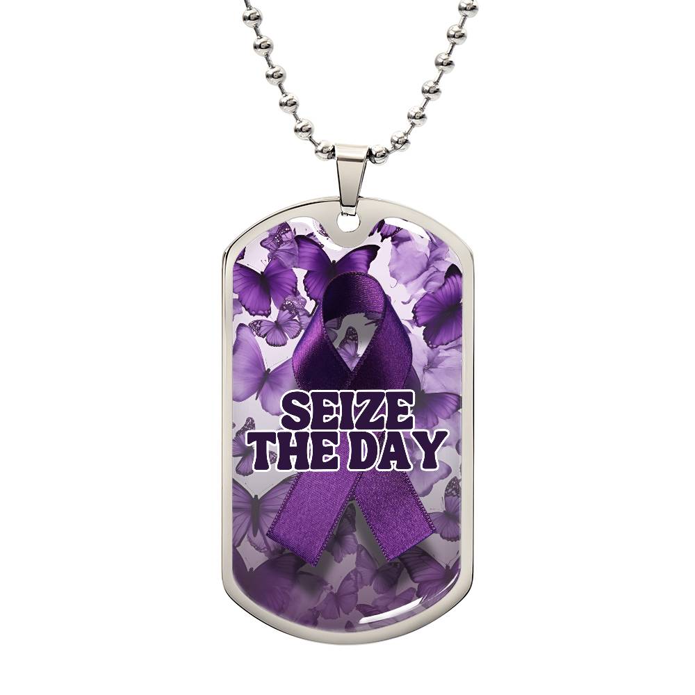 Purple Butterflies Necklace - Jewelry - Epileptic Al’s Shop