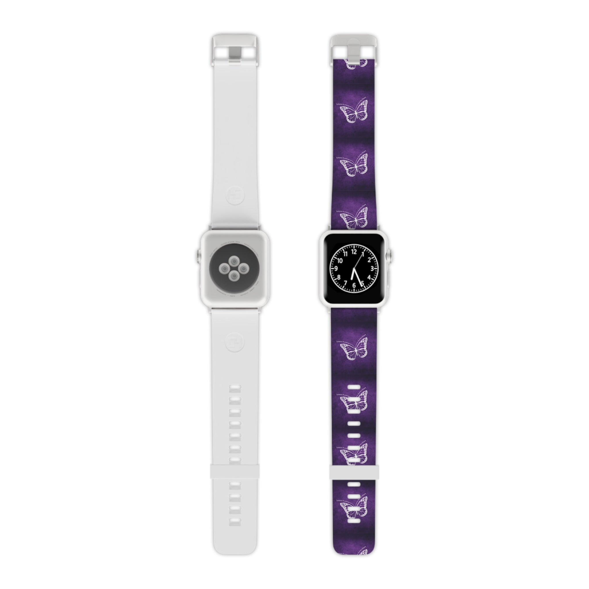 Purple Butterfly Apple Watch Band for Epilepsy Awareness - Jewelry, Watch Bands - EpiAl's Shop