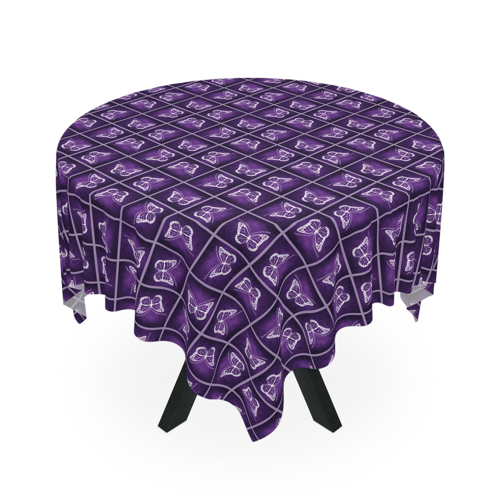 Purple Butterfly Design Purple Tablecloth - Decor, Dining, Table Decor - EpiAl's Shop