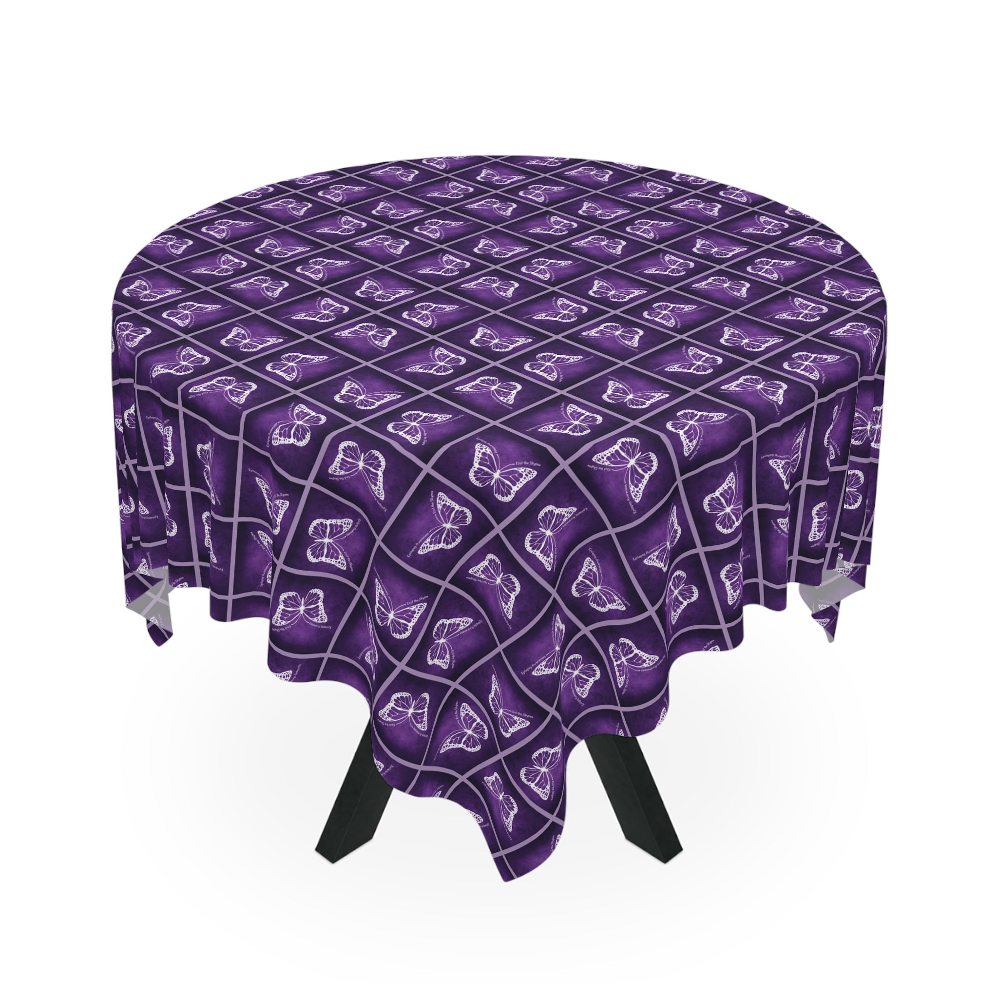 Purple Butterfly Design Purple Tablecloth - Decor, Dining, Table Decor - EpiAl's Shop