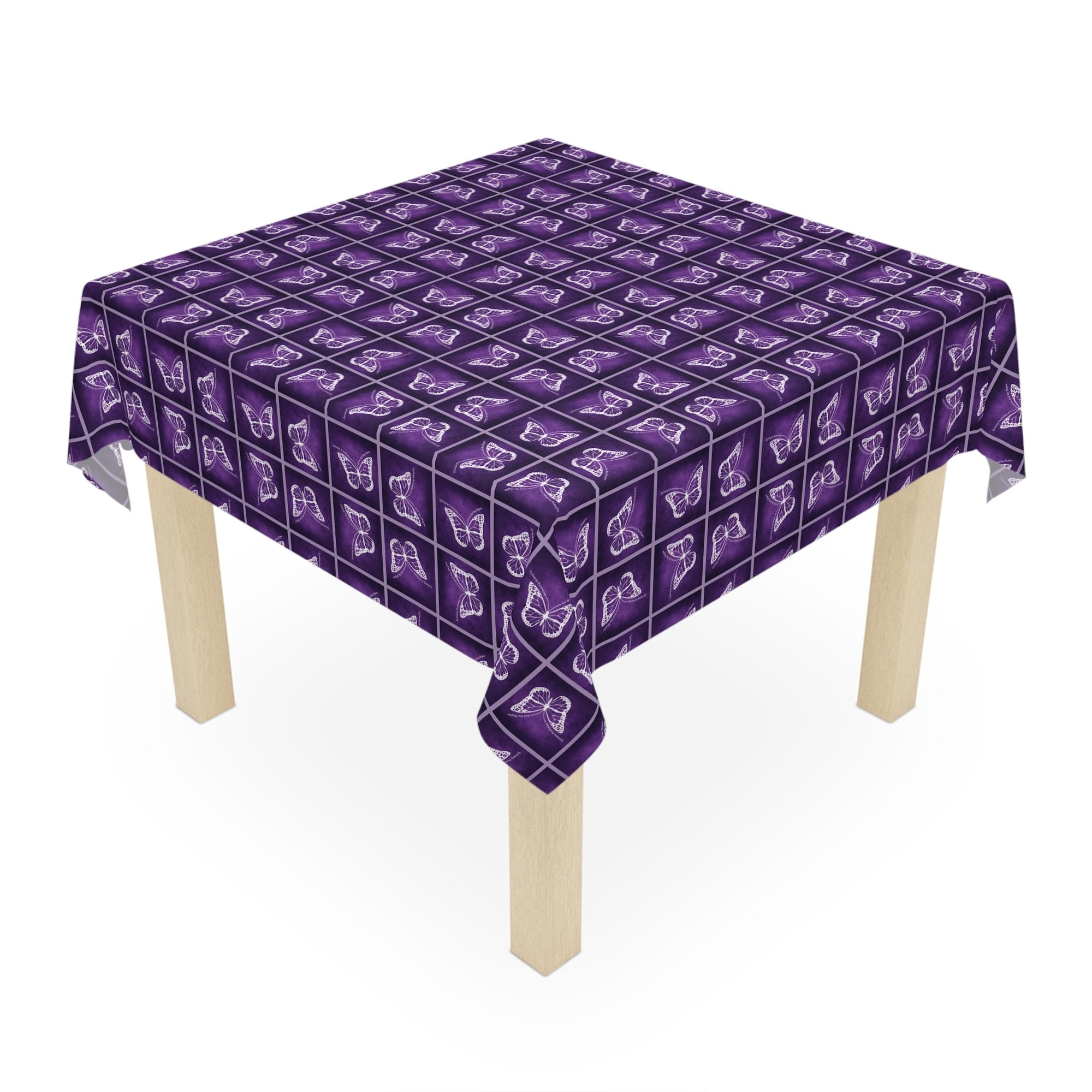 Purple Butterfly Design Purple Tablecloth - Decor, Dining, Table Decor - EpiAl's Shop