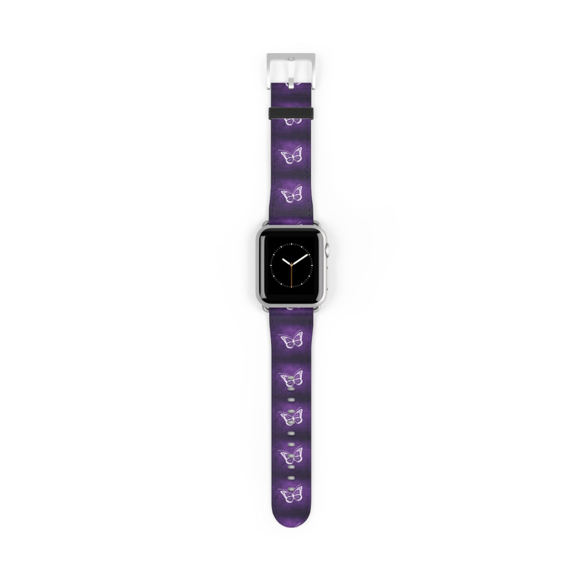 Purple Butterfly Epilepsy Awareness Watch Band - Jewelry, Watch Bands - EpiAl's Shop