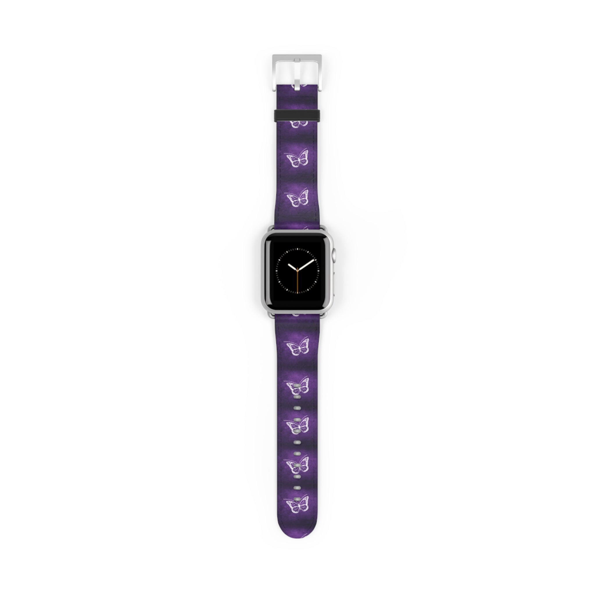 Purple Butterfly Epilepsy Awareness Watch Band - Jewelry, Watch Bands - EpiAl's Shop