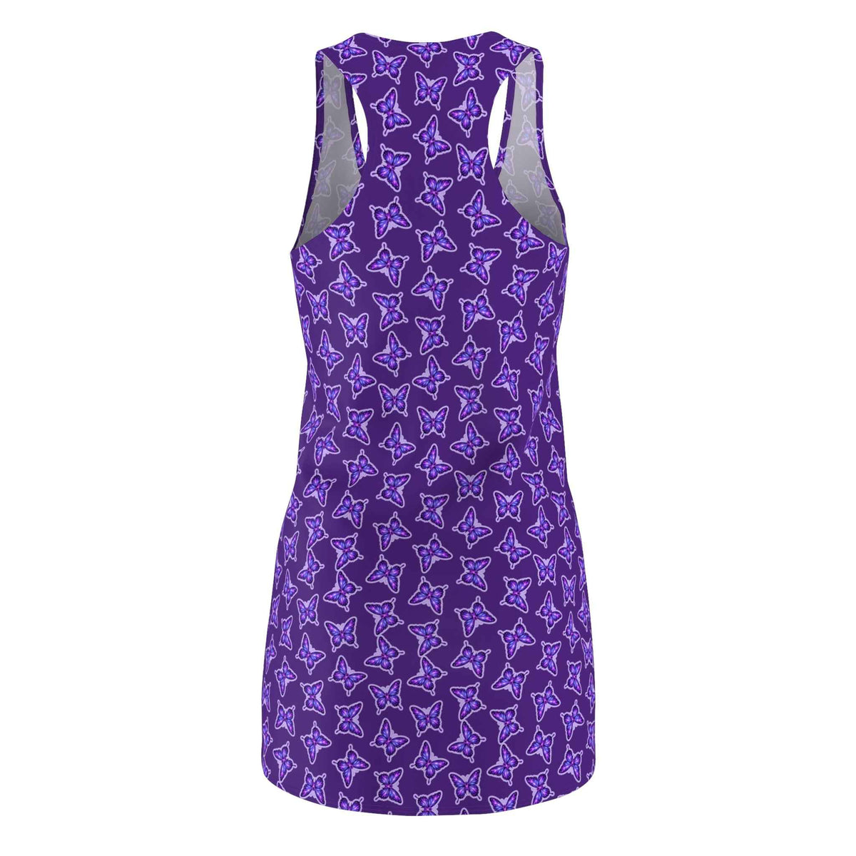 Purple Butterfly Racerback Dress – Epilepsy Awareness Lightweight Athletic Dress - Clothing, Women, Dresses - EpiAl's Shop