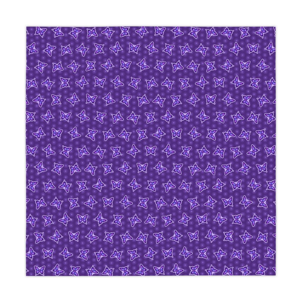 Purple Butterfly Tablecloth – Awareness-Inspired Home Decor - Decor, Home, Tablecloths & Runners - EpiAl's Shop