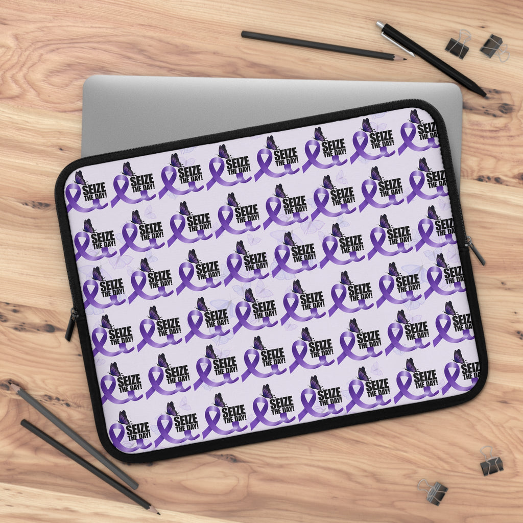 Purple Epilepsy Awareness Laptop Sleeve - Accessories, Tech, Laptop Sleeves - EpiAl's Shop