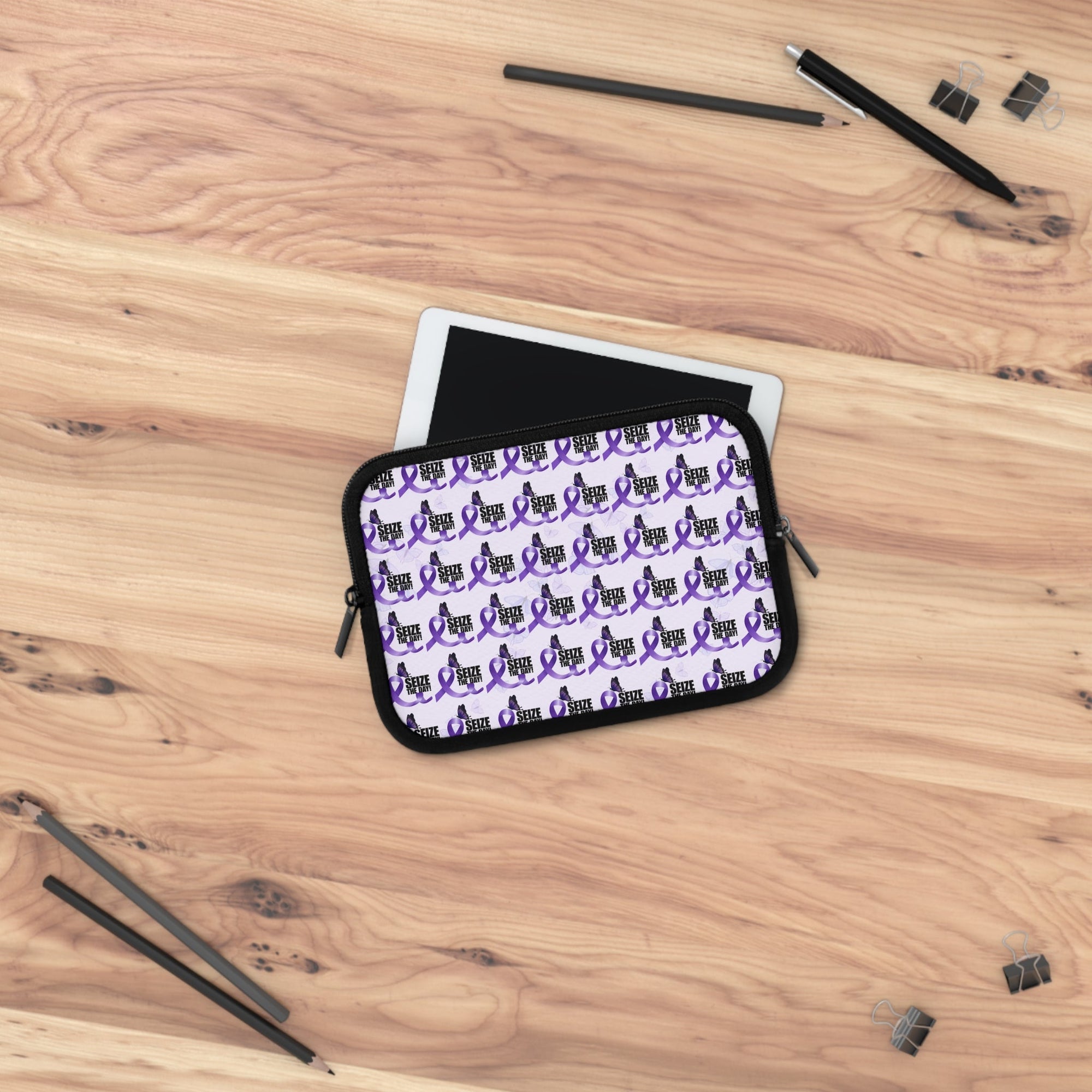 Purple Epilepsy Awareness Laptop Sleeve - Accessories, Tech, Laptop Sleeves - EpiAl's Shop