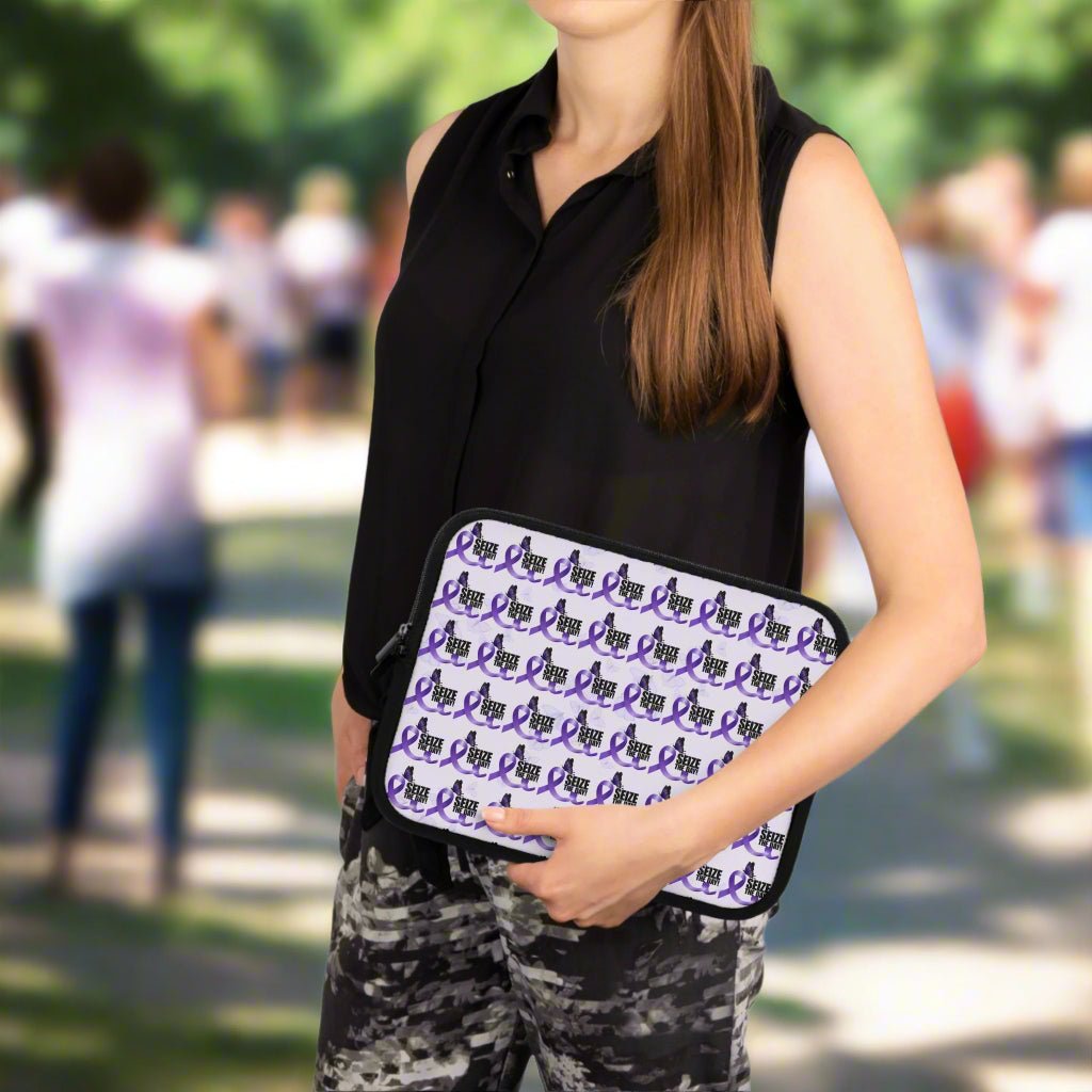 Purple Epilepsy Awareness Laptop Sleeve - Accessories, Tech, Laptop Sleeves - EpiAl's Shop