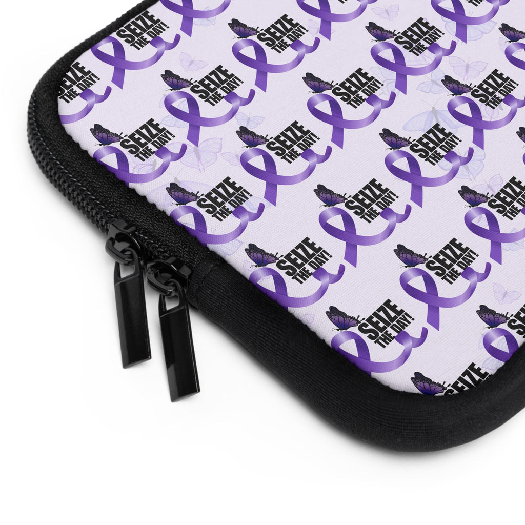 Purple Epilepsy Awareness Laptop Sleeve - Accessories, Tech, Laptop Sleeves - EpiAl's Shop