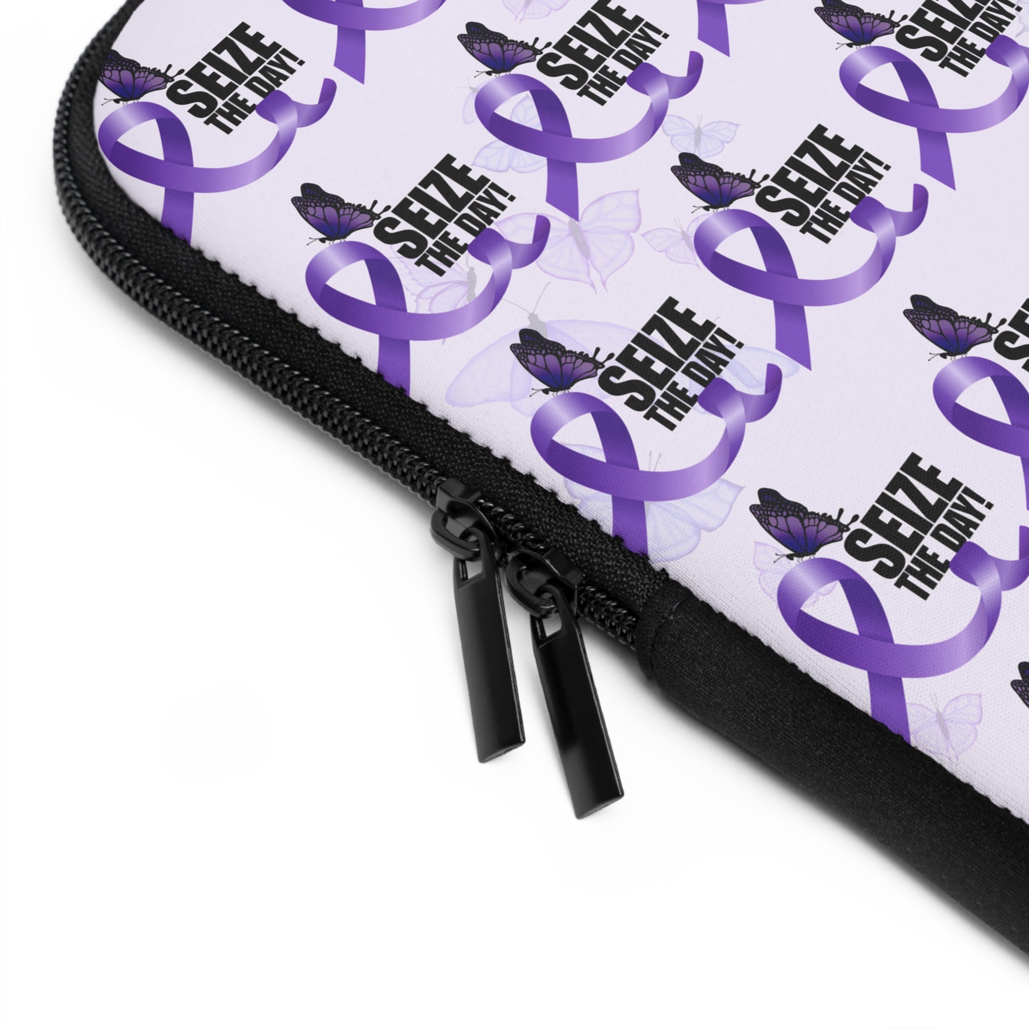 Purple Epilepsy Awareness Laptop Sleeve - Accessories, Tech, Laptop Sleeves - EpiAl's Shop