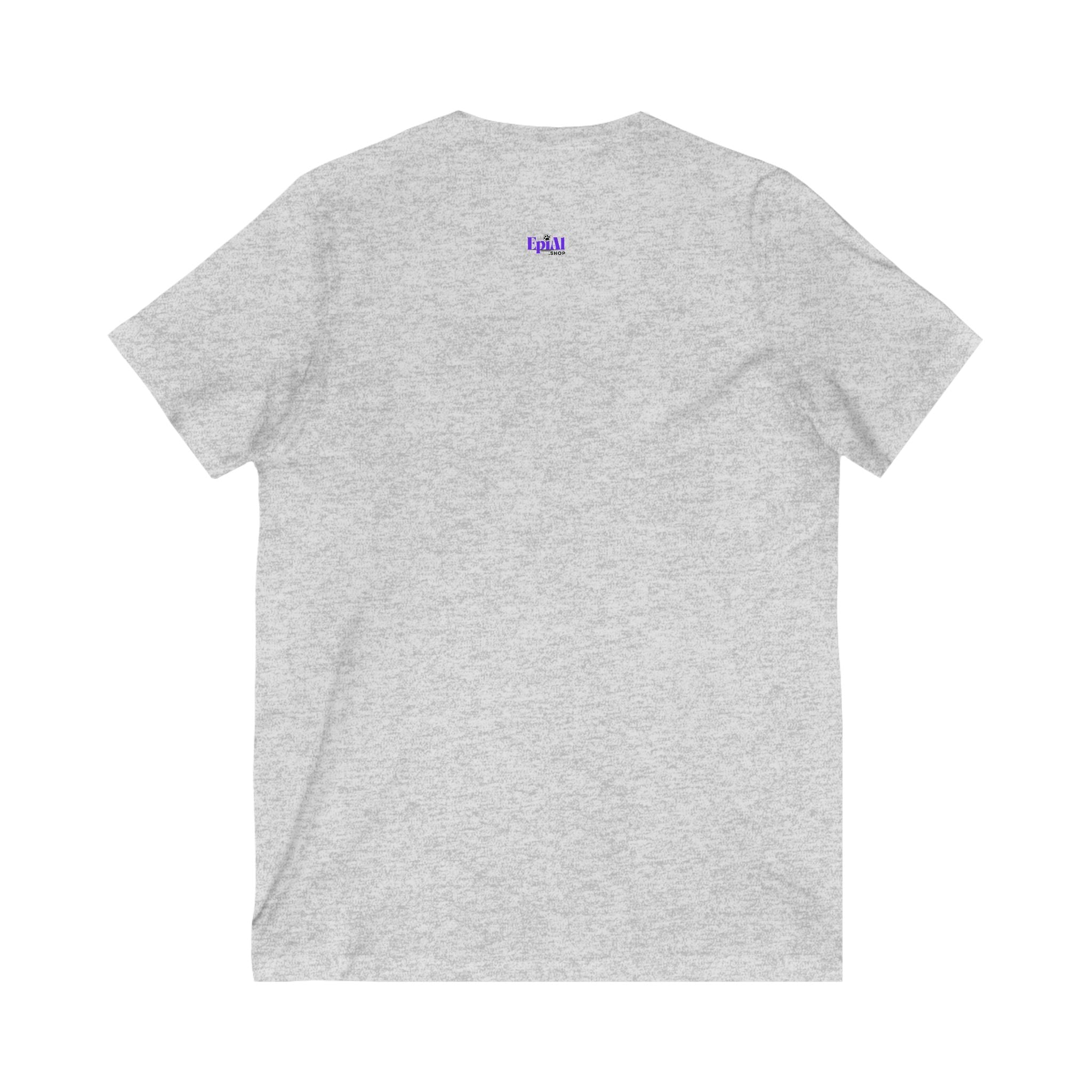 Purple Epilepsy Awareness V - Neck Tee, Awareness Shirt - Clothing, T-shirts - EpiAl's Shop