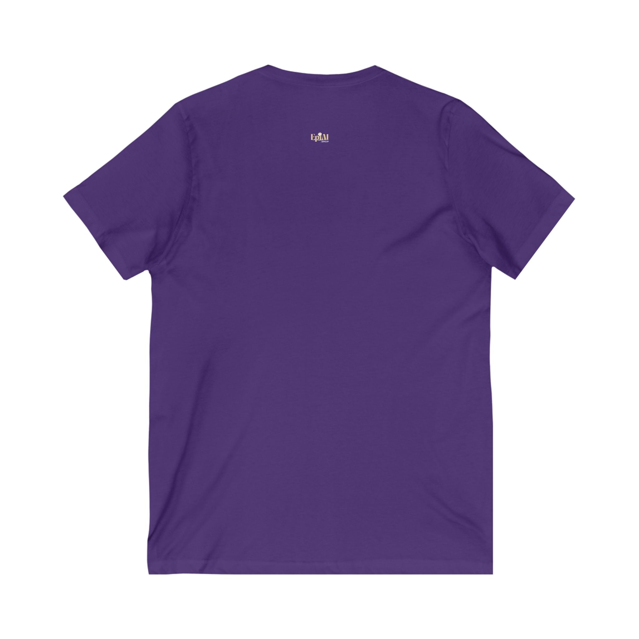 Purple Epilepsy Awareness V - Neck Tee, Awareness Shirt - Clothing, T-shirts - EpiAl's Shop