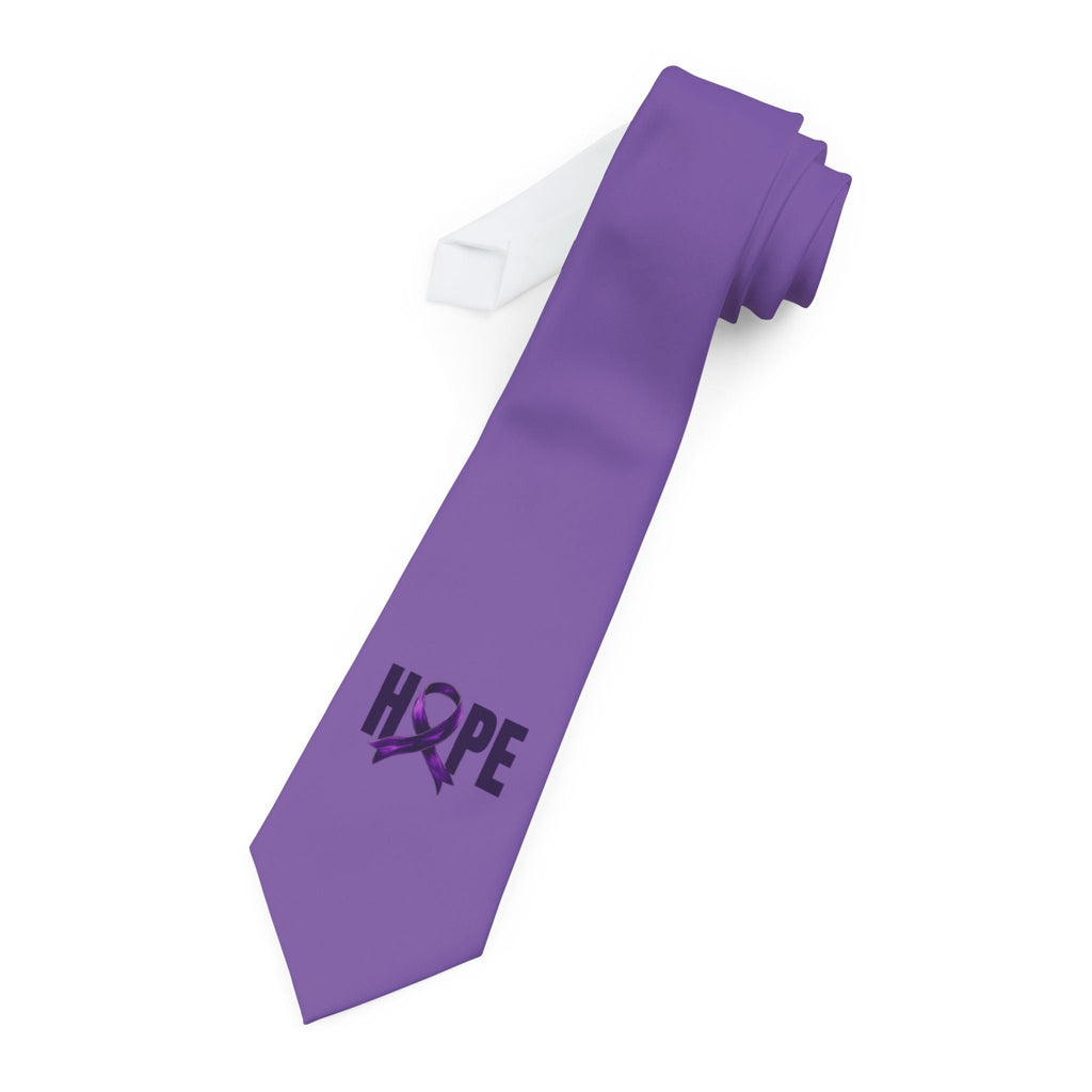 Purple Hope Necktie | Inspiring Formal Wear - Clothing, Neckties - EpiAl's Shop