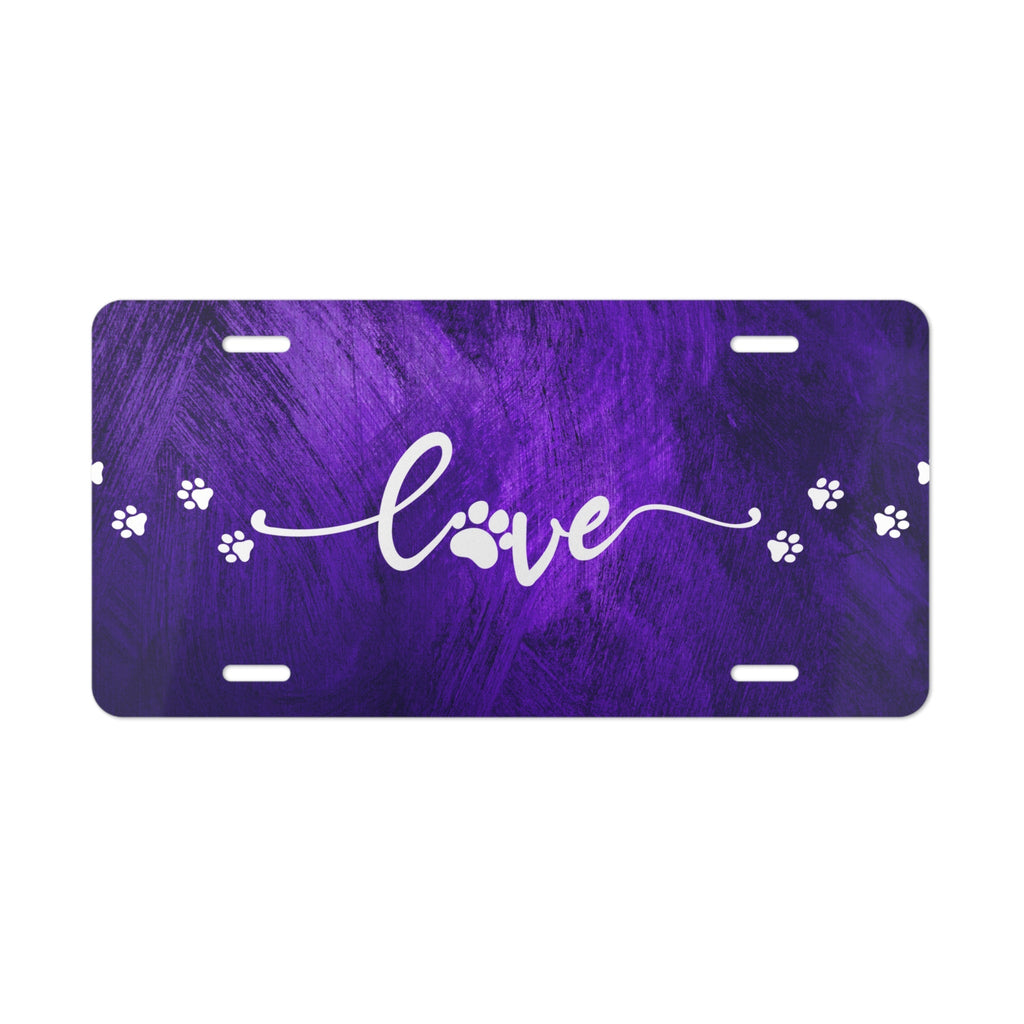 Purple Love Vanity Plate - Accessories - Epileptic Al’s Shop
