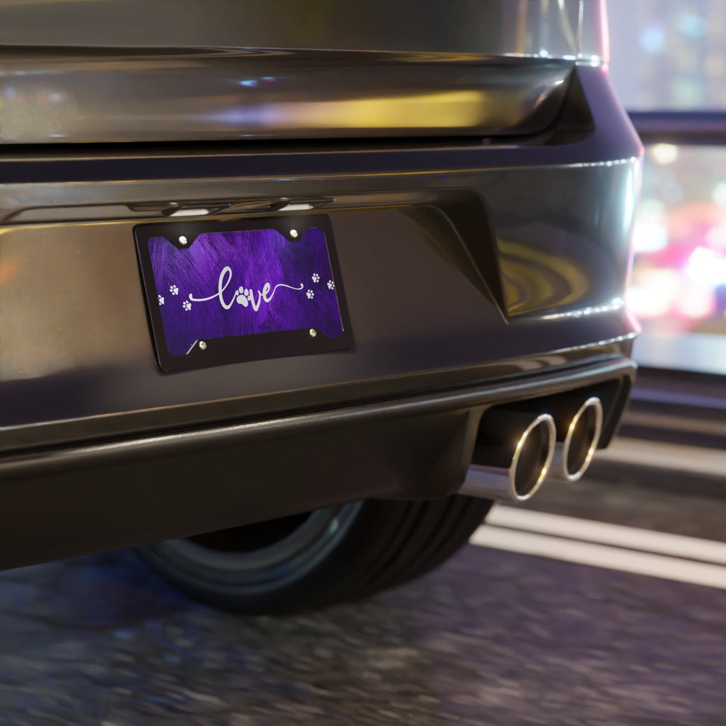 Purple Love Vanity Plate - Accessories - Epileptic Al’s Shop