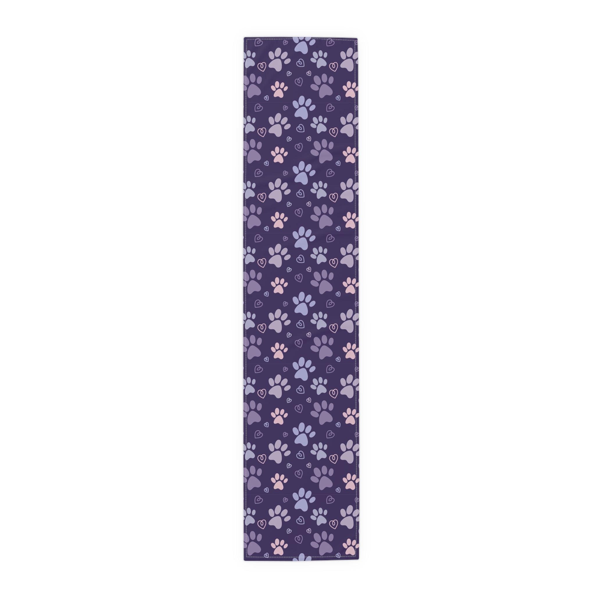 Purple Paw Delight Table Runner (Cotton, Poly) - Home Decor - Epileptic Al’s Shop