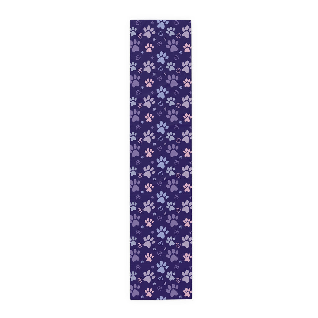 Purple Paw Delight Table Runner (Cotton, Poly) - Home Decor - Epileptic Al’s Shop