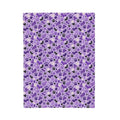 Purple Paw Print Plush Blanket | Cat & Dog Lover Cozy Throw Blanket - Decor, Blankets, Throw - EpiAl's Shop