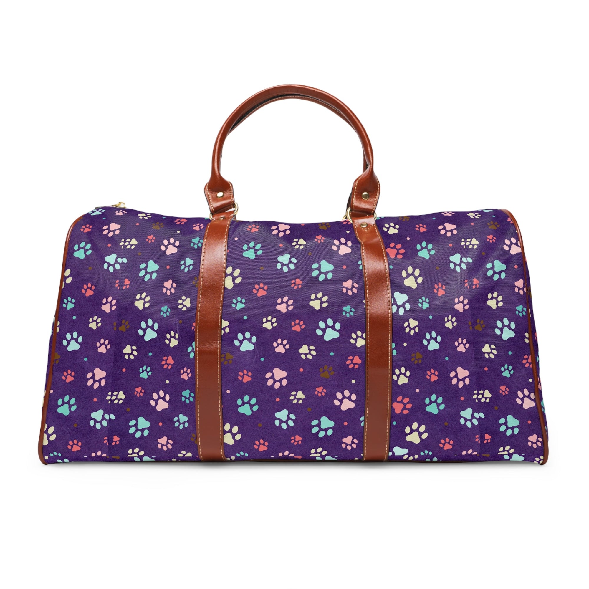 Purple Paws Waterproof Travel Bag - Bags - Epileptic Al’s Shop