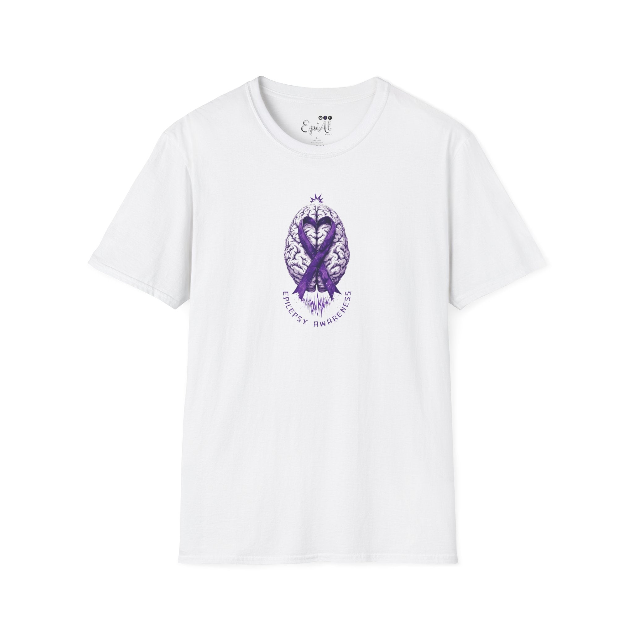 Purple Ribbon Brain Graphic Unisex T-Shirt - Clothing, T-shirts - EpiAl's Shop