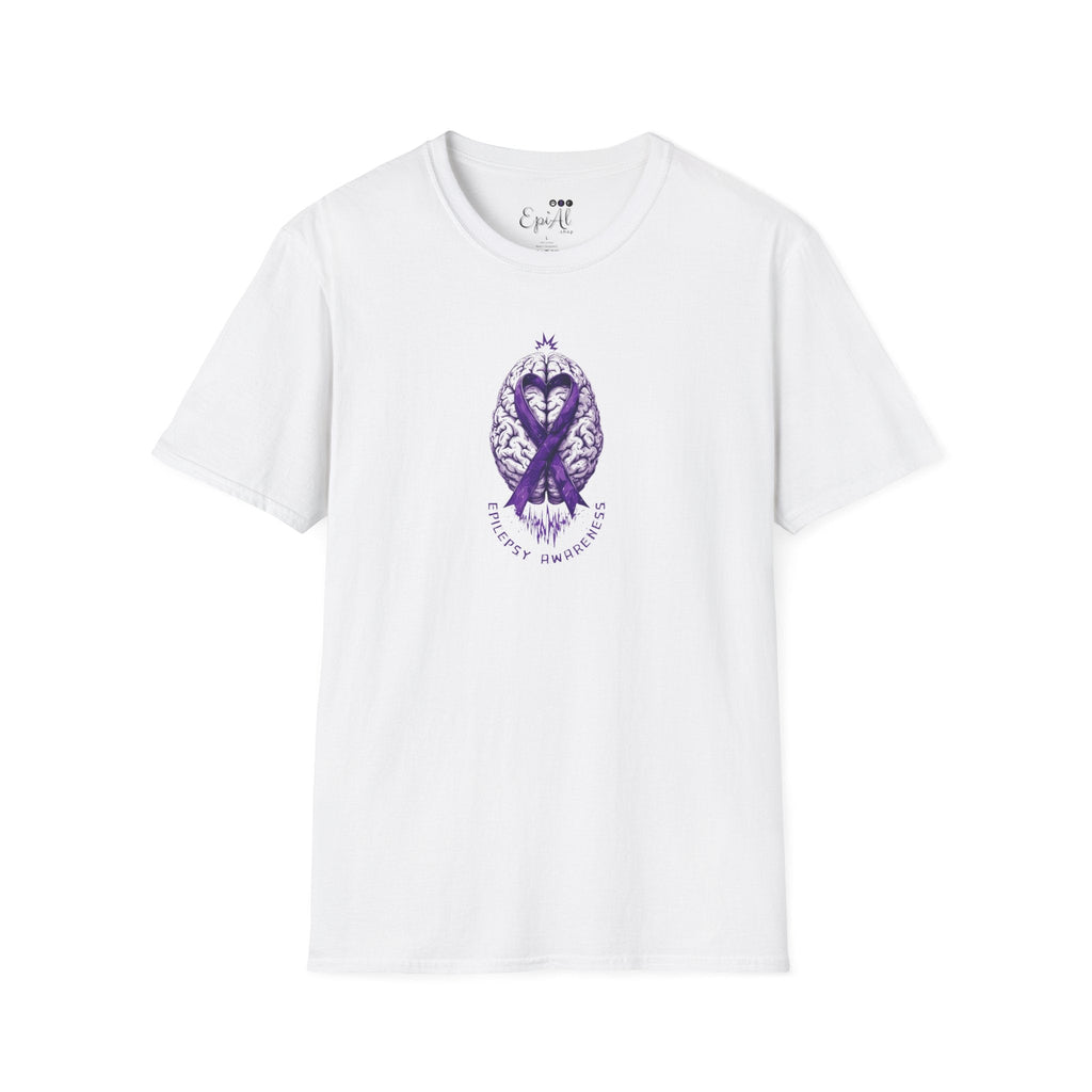 Purple Ribbon Brain Graphic Unisex T-Shirt - Clothing, T-shirts - EpiAl's Shop